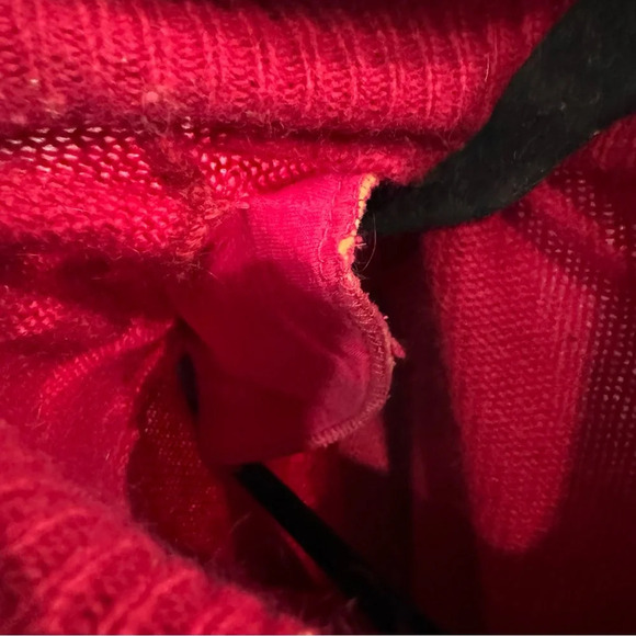 Vintage Argyle Rose Lambswool & Angora‎ Granny Core Sweater Pierre Cardin sz Med - Picture 7 of 7